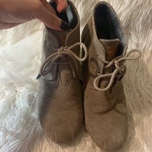 Tom’s Wedges Women’s Nude